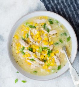 Sweet Corn Chicken Soup